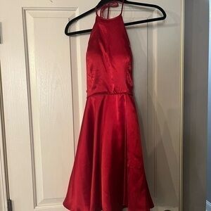 Blonde nites by Stacy Sklar Red dress with padding size 3